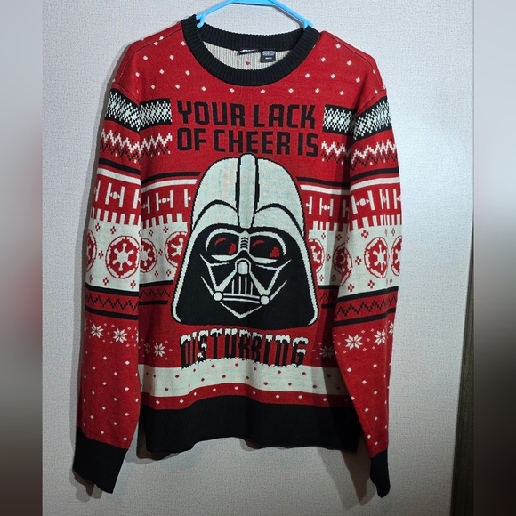 Star Wars Other - Star Wars Red and Black Crewneck Sweater